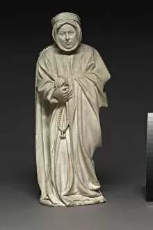Flanders Gallery: Mourner from the Tomb of Philip the Bold, Duke of Burgundy, 1404-10 (alabaster)