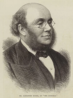 Mr Alexander Russel, of 'The Scotsman' (engraving)