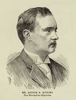 Mr Arthur A Hopkins (engraving)