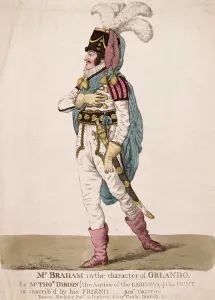 Mr. Braham in the character of Orlando from Shakespeares As You Like It, pub Mr. Braham in the character of Orlando from Shakespeares As You Like It, pub
