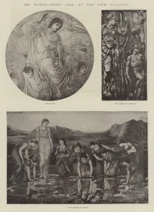 Mr Burne-Jones, ARA, at the New Gallery (engraving) Mr Burne-Jones, ARA, at the New Gallery (engraving)