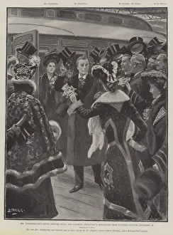 Amedee (after) Forestier Gallery: Mr Chamberlains South African Tour, the Colonial Secretarys Departure from Victoria Station