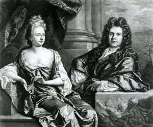 Mr and Mrs Gibbons, engraved by John Smith (mezzotint engraving) Mr and Mrs Gibbons, engraved by John Smith (mezzotint engraving)