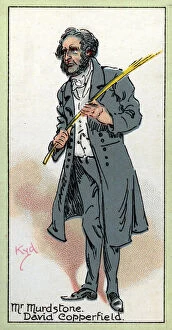 Mr. Murdstone, from David Copperfield, by Charles Dickens, 1923 (colour litho)