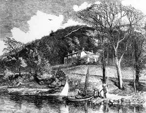 Mr Ruskins Home, Brantwood, 1881 (engraving) Mr Ruskins Home, Brantwood, 1881 (engraving)