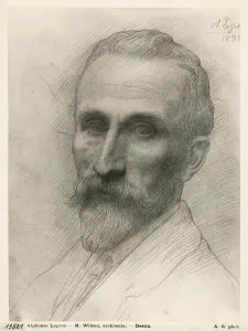 Mr Wilson, architect, 1898 (silverpoint on cardboard) Mr Wilson, architect, 1898 (silverpoint on cardboard)