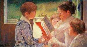 Mrs Cassatt Reading to her Grandchildren, 1888 (oil on canvas) Mrs Cassatt Reading to her Grandchildren, 1888 (oil on canvas)
