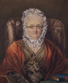 Mrs John Charles, widow of Lieutenant Charles, 1810-65 (Watercolour) Mrs John Charles, widow of Lieutenant Charles, 1810-65 (Watercolour)