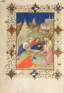 MS 66060-66061 Hours of the Cross: Compline, The Entombment (vellum) MS 66060-66061 Hours of the Cross: Compline, The Entombment (vellum)