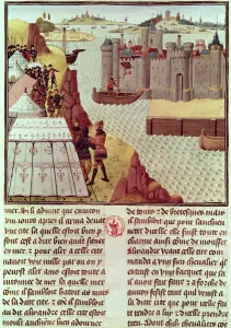 Ms Fr 9342 Page from the Histoire du Grand Alexandre by Jean Vauquelin, c Ms Fr 9342 Page from the Histoire du Grand Alexandre by Jean Vauquelin, c