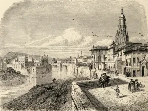 Murcia, Spain, from Spanish Pictures by Reverend Samuel Manning, published in 1870 Murcia, Spain, from Spanish Pictures by Reverend Samuel Manning, published in 1870