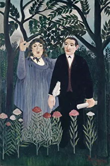 The Muse Inspiring the Poet, 1909 (oil on canvas) The Muse Inspiring the Poet, 1909 (oil on canvas)