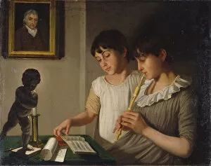 Puttos Collection: Music, 1801 (oil on canvas)