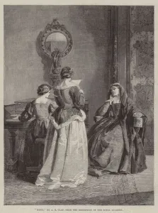 'Music,' from the Exhibition of the Royal Academy (engraving) 'Music,' from the Exhibition of the Royal Academy (engraving)