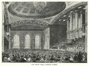 George Street Gallery: The Music Hall, George Street (engraving)