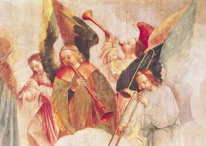 Musical Angels, detail from The Assumption of the Virgin Musical Angels, detail from The Assumption of the Virgin