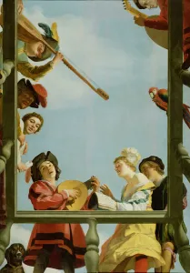 Musical Group on a Balcony, 1622 (oil on panel) Musical Group on a Balcony, 1622 (oil on panel)