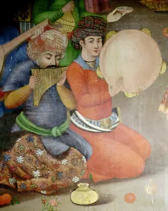 Detail of the musicians, from The Reception for the Ambassador of the Grand Moghul Detail of the musicians, from The Reception for the Ambassador of the Grand Moghul