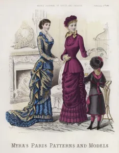 Myra's Paris Patterns and Models (coloured engraving) Myra's Paris Patterns and Models (coloured engraving)