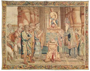 Mythological tapestry, Paris, 1661 (metal thread, wool & silk) Mythological tapestry, Paris, 1661 (metal thread, wool & silk)