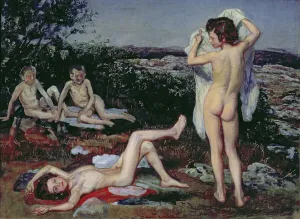Four Naked Boys, study for The Appearance of Christ before the People Four Naked Boys, study for The Appearance of Christ before the People