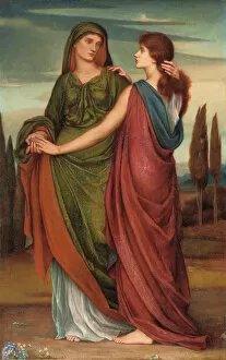 Artist British Gallery: Naomi and Ruth, 1887 (oil on canvas)