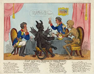 NAP AND HIS FRIENDS IN THEIR GLORY, 1813 (engraving) NAP AND HIS FRIENDS IN THEIR GLORY, 1813 (engraving)