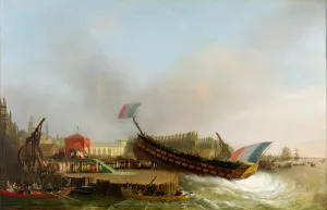 Napoleon (1769-1821) and Marie-Louise (1791-1847) at the Launch of The Friedland' Napoleon (1769-1821) and Marie-Louise (1791-1847) at the Launch of The Friedland'