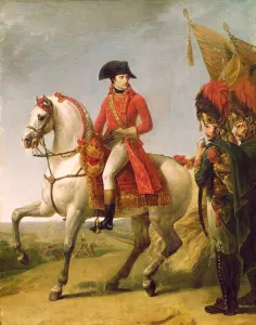 Review Gallery: Napoleon Bonaparte (1769-1821) First Consul, Reviewing his Troops after the Battle of Marengo