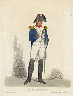 Cockade Gallery: Napoleon Bonaparte, 1815 (engraving)
