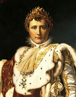 Napoleon Bonaparte in Emperor's robes, by Francois Baron Gerard (1770-1837) ca 1805 Napoleon Bonaparte in Emperor's robes, by Francois Baron Gerard (1770-1837) ca 1805