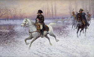Napoleon at the Head of a Troop of Cavalry, (oil on canvas) Napoleon at the Head of a Troop of Cavalry, (oil on canvas)