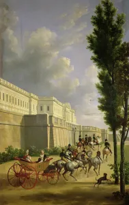 Napoleon I (1769-1821) and Marie-Louise (1791-1847) Leaving for the Hunt in Compiegne Napoleon I (1769-1821) and Marie-Louise (1791-1847) Leaving for the Hunt in Compiegne