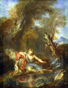 Narcissus, 1728 (oil on canvas) Narcissus, 1728 (oil on canvas)