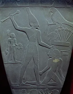 The Narmer Palette: ceremonial palette depicting King Narmer The Narmer Palette: ceremonial palette depicting King Narmer