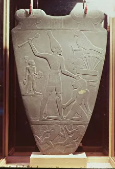 The Narmer Palette: ceremonial palette depicting King Narmer The Narmer Palette: ceremonial palette depicting King Narmer