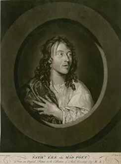 Nath Lee the Mad Poet, author (engraving)