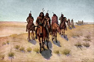 Native American Apache men