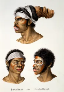 Natives of the New Holland (Australia), from Ethnological Study of Various Racial Natives of the New Holland (Australia), from Ethnological Study of Various Racial
