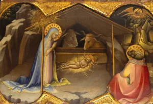 The Nativity, 1406-10 (tempera on wood, gold ground) The Nativity, 1406-10 (tempera on wood, gold ground)