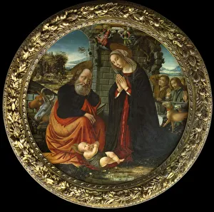 The Nativity, with Mary and Joseph on the Way to Bethlehem The Nativity, with Mary and Joseph on the Way to Bethlehem