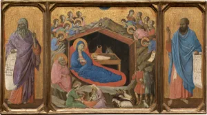 The Nativity with the Prophets Isaiah and Ezekiel, 1308-11 (tempera on single panel) The Nativity with the Prophets Isaiah and Ezekiel, 1308-11 (tempera on single panel)
