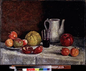 Crockery Gallery: Nature morte avec une grenade (Still life with a pomegranate)