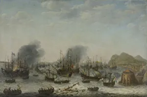 Naval battle near Gibraltar on 25th April 1607, 1639 (oil on canvas) Naval battle near Gibraltar on 25th April 1607, 1639 (oil on canvas)
