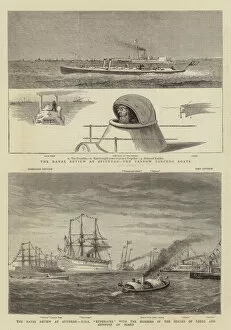 Keel Gallery: The Naval Review at Spithead (engraving)