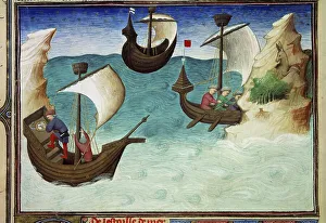 Means Of Conveyance Gallery: Navigators in the Indian Ocean oriented with stars and astrolabe