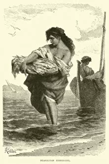 Neapolitan fisher-girl (engraving)