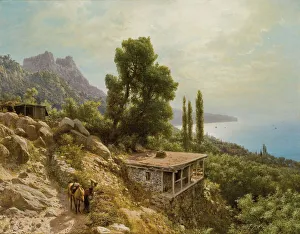 Near Ay-Petri in the Crimea, 1890 (oil on canvas) Near Ay-Petri in the Crimea, 1890 (oil on canvas)