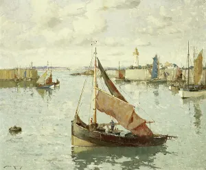 Natural Space Gallery: Near the Mouth of the Seine, (oil on canvas)
