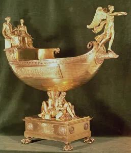 Nef belonging to Emperor Napoleon Bonaparte (1769-1820) 1804 (silver-gilt) Nef belonging to Emperor Napoleon Bonaparte (1769-1820) 1804 (silver-gilt)